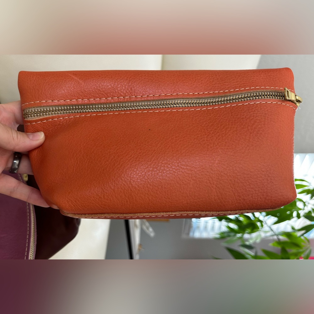 Portland Leather Goods Makeup Bag
